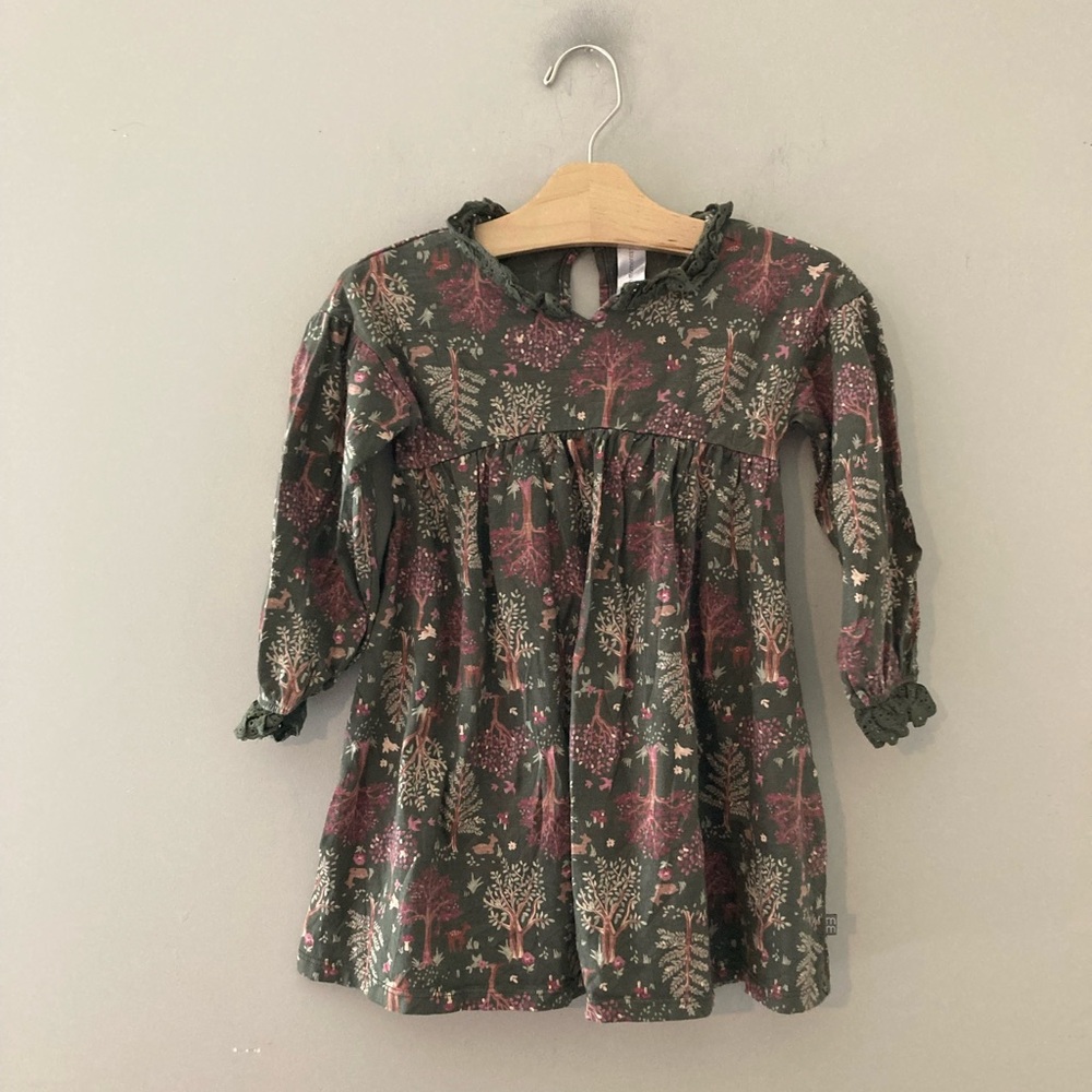 $14 ADD ON modern‎ moments long-sleeve dress 4Y Zara Janie and Jack Mini Boden